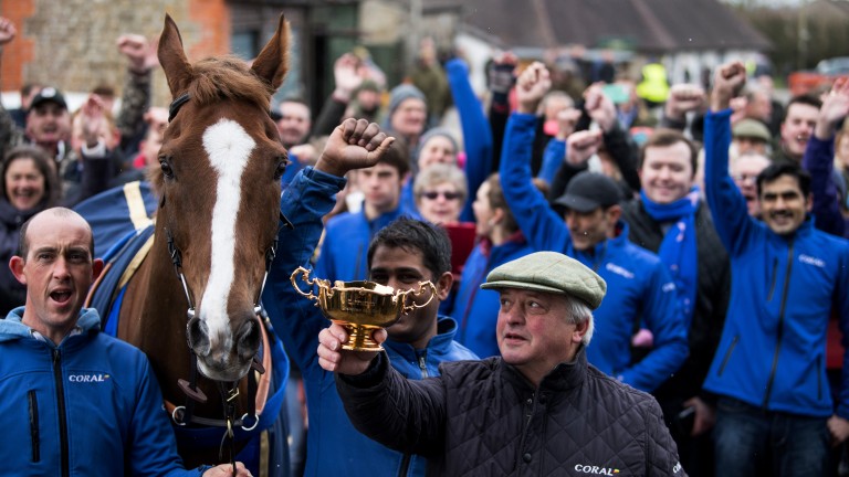 Colin Tizzard: has enjoyed Gold Cup success and has a talented team of chasers for this season's renewal