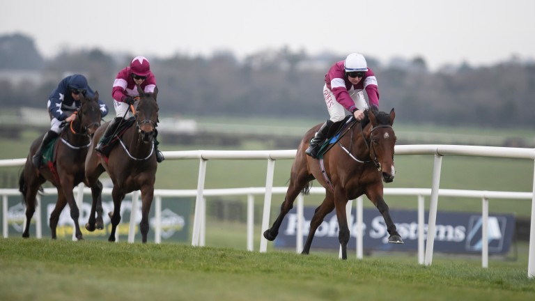 Midnight Run: landing a winners' bumper at Naas last season