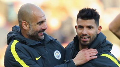 Pep Guardiola and Sergio Aguero can help Man City win the title