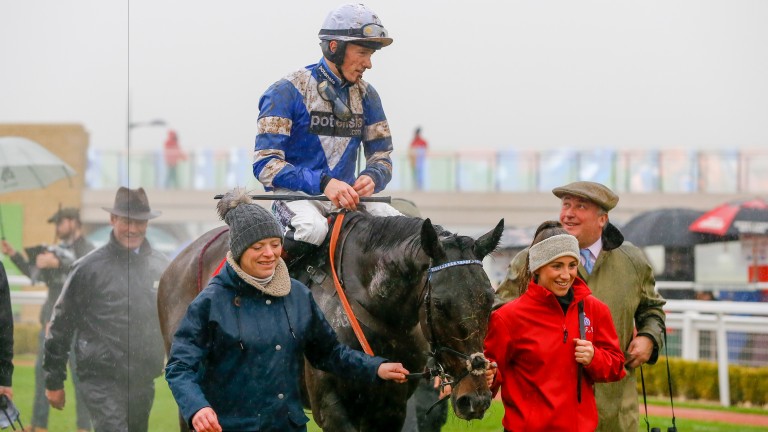 Nicholls and Frodon after their win in the race in 2016