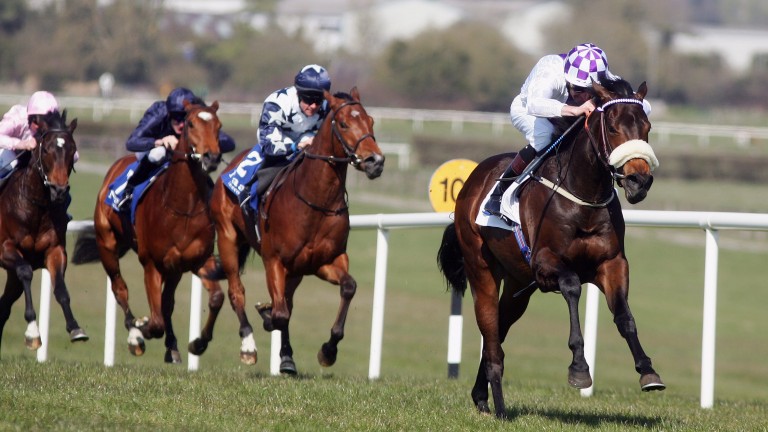 Head Space and Kevin Manning cruise to victory at Naas in 2010 on the first of 99 starts