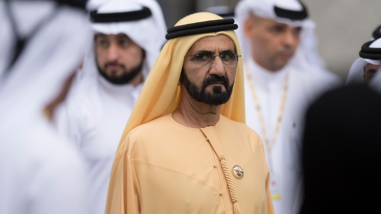Sheikh Mohammed, whose rivalry with Coolmore has spread from sale ring to breeding shed to racecourse