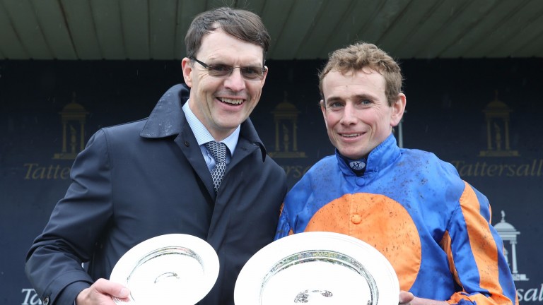 Aidan O'Brien and Ryan Moore: set to link up with Cliifs Of Moher at Epsom on Saturday