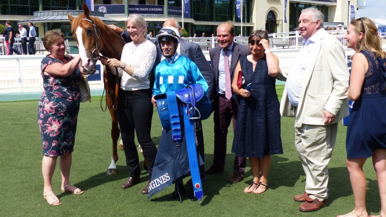 The gang is all here: Robin Of Navan continued his love affair with France in landing La Coupe Longines at Chantilly on Saturday