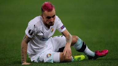 Plzen forward Martin Zeman could have more to smile about against Steaua