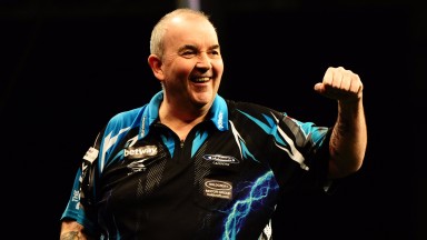 Phil Taylor is looking in fine form at the Winter Gardens