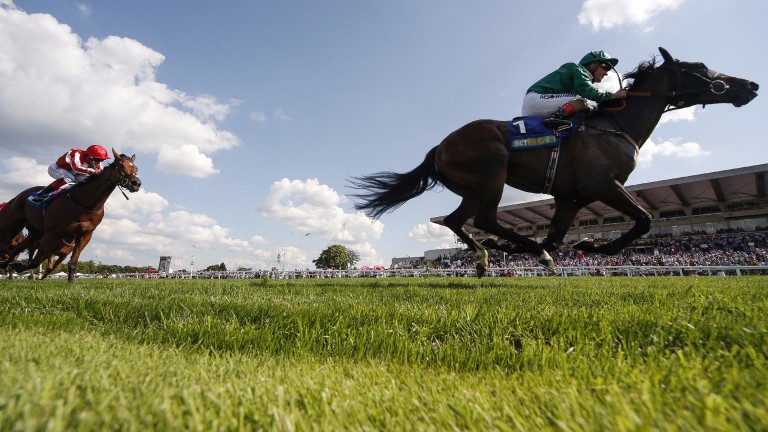 Aljazzi goes one place better than at Royal Ascot in the Atalanta Stakes at Sandown on Saturday