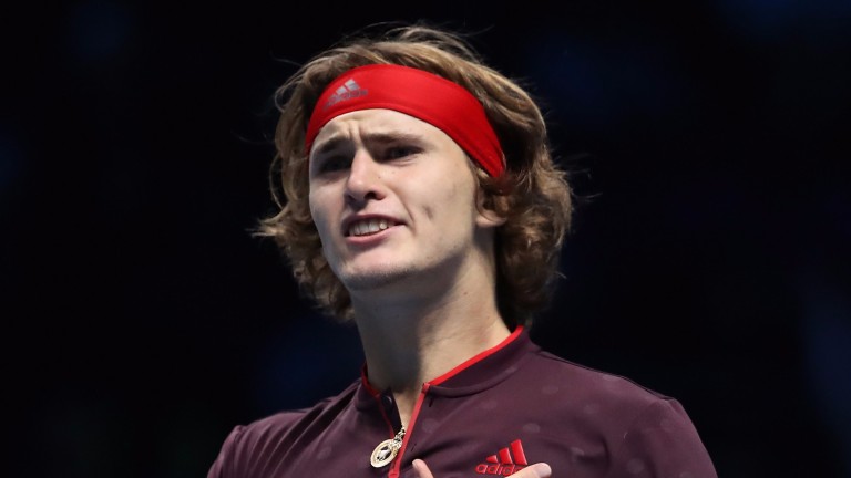 Alexander Zverev may not be pushed around much by Roger Federer