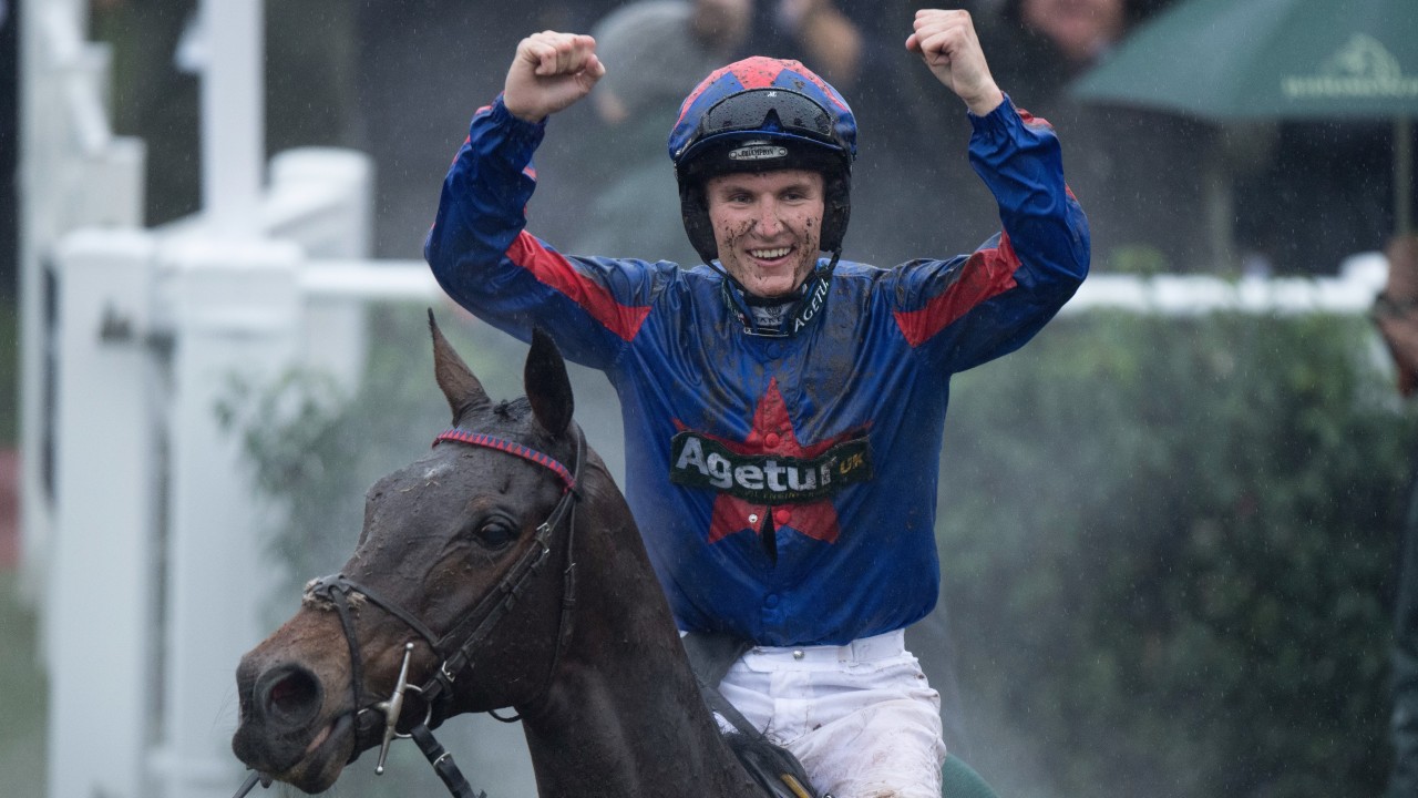 Jump jockey Tom Bellamy is among those celebrating Horse Racing News