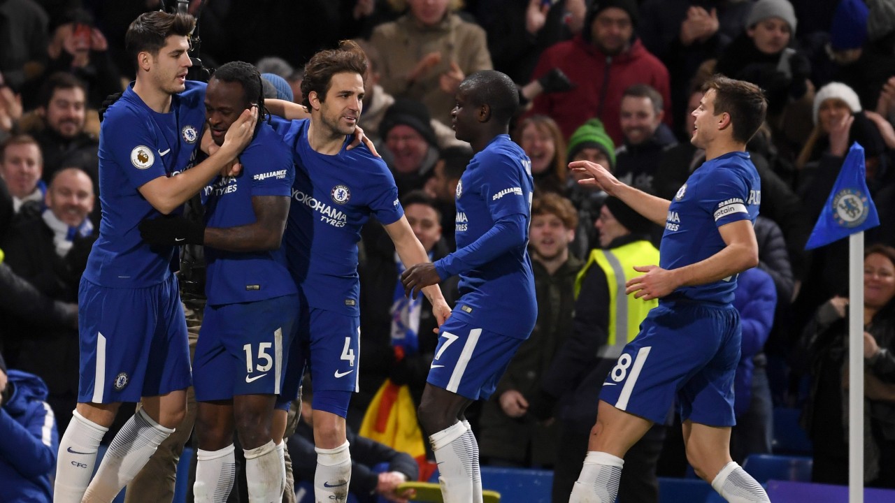 Image result for chelsea goal celebration 2018