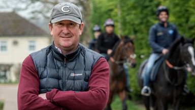 David Simcock at home with his strong 2018 team at Trillium Place in Newmarket
