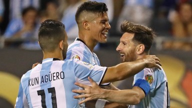Lionel Messi rarely has much to smile about when playing for Argentina