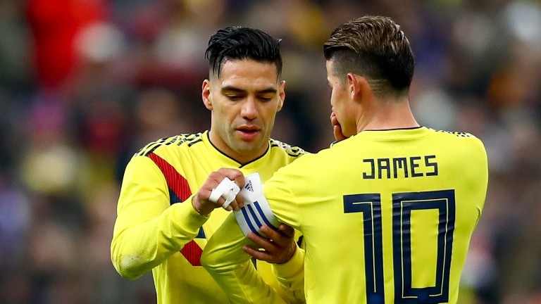 Colombia's Radamel Falcao and James Rodriguez will take some stopping