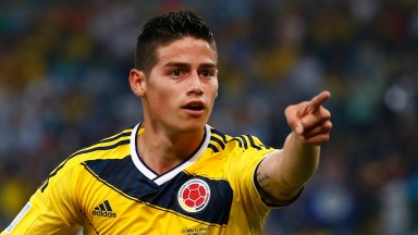 James Rodriguez of Colombia