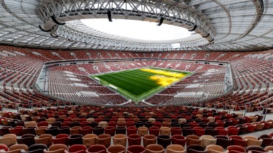 A general view of the Luzhniki stadium, Moscow