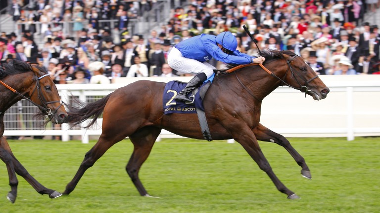 Blue Point powers home to win the King's Stand at Royal Ascot