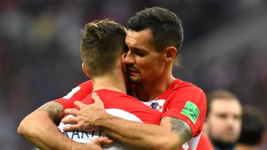 Croatia's dejected players deserved more in the World Cup final