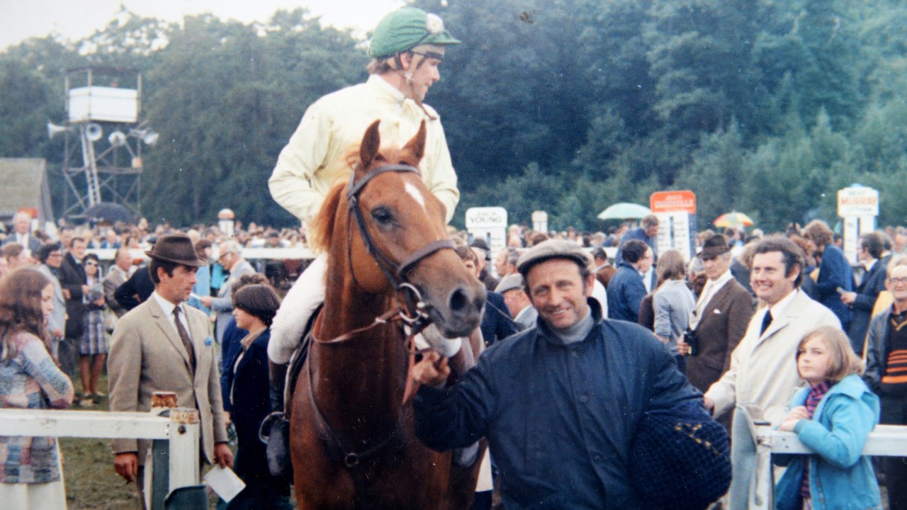 Gay Future Is Led Into The Winners Enclosure At Cartmel Gay Future Is Led Into The Winners Enclosure At Cartmel