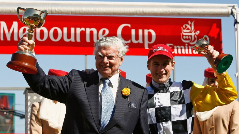 Bart Cummings (left) won the Melbourne Cup 12 times