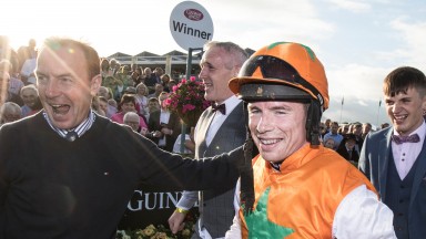 Denis O'Regan: after winning the Galway Blazers on Snugsborough Benny last summer