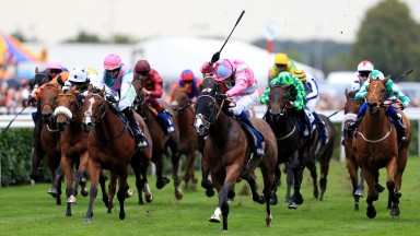 A Momentofmadness wins the Portland Handicap at Doncaster but which horse showed promise behind him?