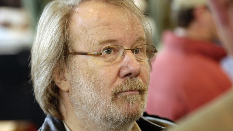 Here we go again: owner-breeder Benny Andersson celebrates a special