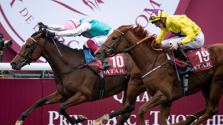 Enable wins a second Arc under Frankie Dettori