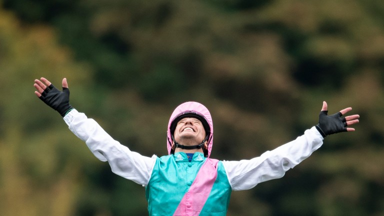 Enable (Frankie Dettori) after the Prix De LâArc de TriompheLongchamp 7.10.18 Pic: Edward Whitaker