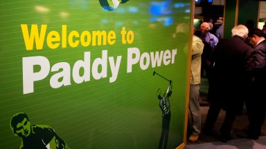 DUBLIN, IRELAND - SEPTEMBER 12: The on-course Paddy Power betting shop at Leopardstown racecourse on September 12, 2015 in Dublin, Ireland. (Photo by Alan Crowhurst/Getty Images)
