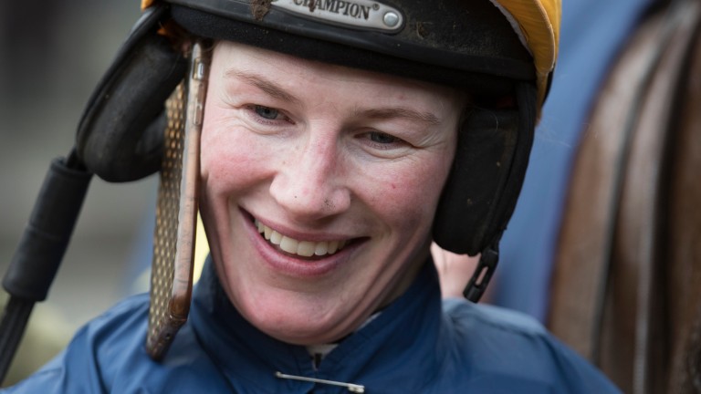 Nina Carberry: jockey would again don the maroon silks of Gigginstown to ride Tofino Bay