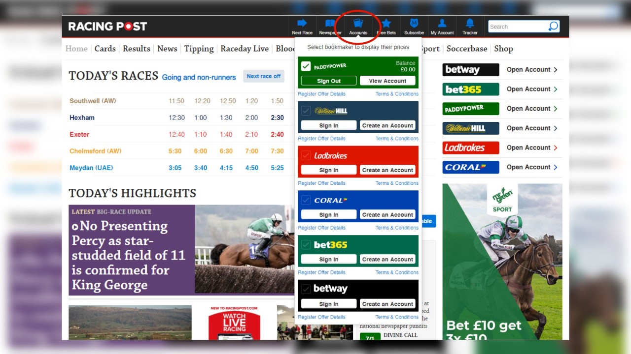 racing post betting site results of super