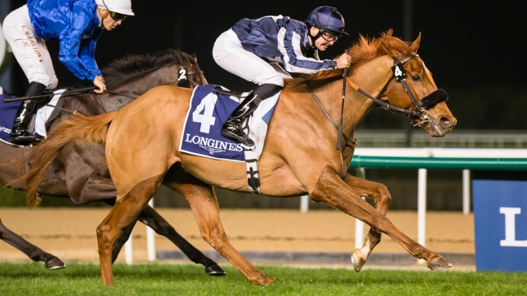 Another Batt and Connor Beasley score in a 7f handicap at Meydan on Thursday