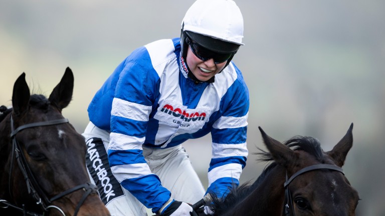 "She has just got better and better and better" - Paul Nicholls on Bryony Frost after her victory on Frodon