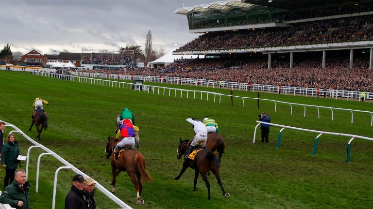 Al Boum Photo asserts on the run-in as he lands the Gold Cup