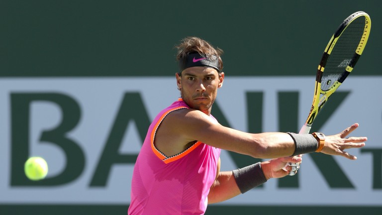 Rafael Nadal made hard work of defeating Karen Khachanov in the quarter-finals