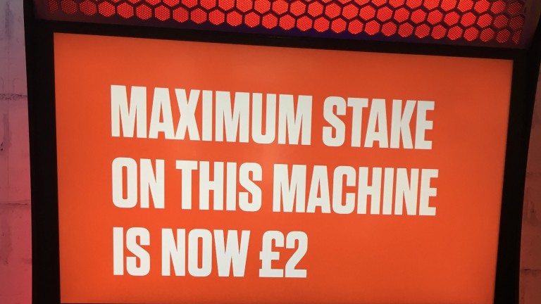 A message indicates the FOBT stake change