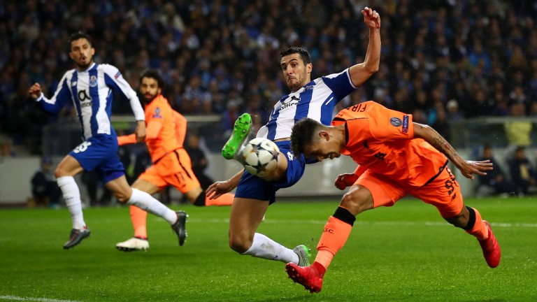 Roberto Firmino helped Liverpool to a 5-0 Champions League win over Porto last season