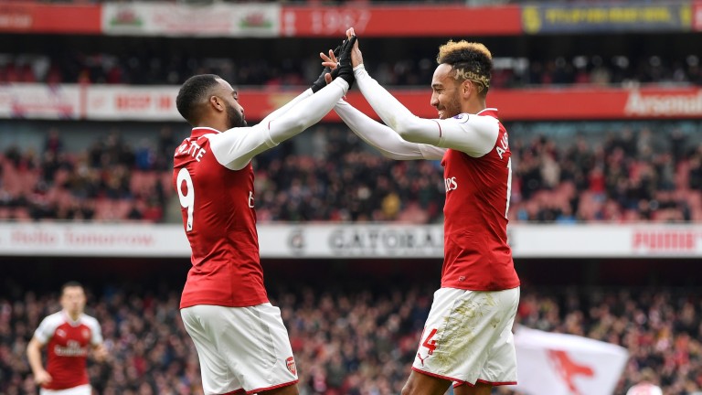 Pierre-Emerick Aubameyang and Alexandre Lacazette will be hoping to fire for Arsenal against Burnley