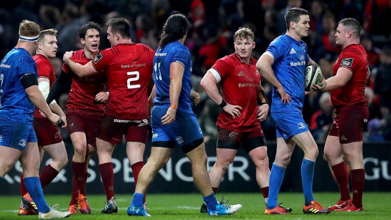 Tempers flare in December's Munster v Leinster Pro14 meeting at Thomond Park in Limerick