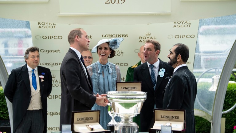 Presentation after the Kingâs Stand StakesAscot 18.6.19 Pic: Edward Whitaker