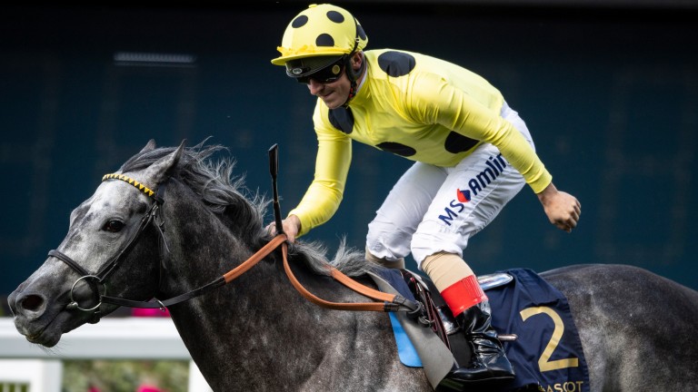 Defoe (Andrea Atzeni) wins the Hardwicke Stakes