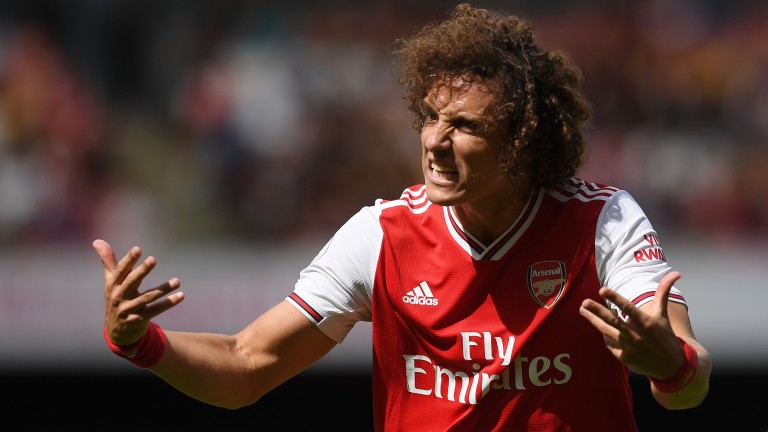 Arsenal's David Luiz had a miserable return to Premier League action