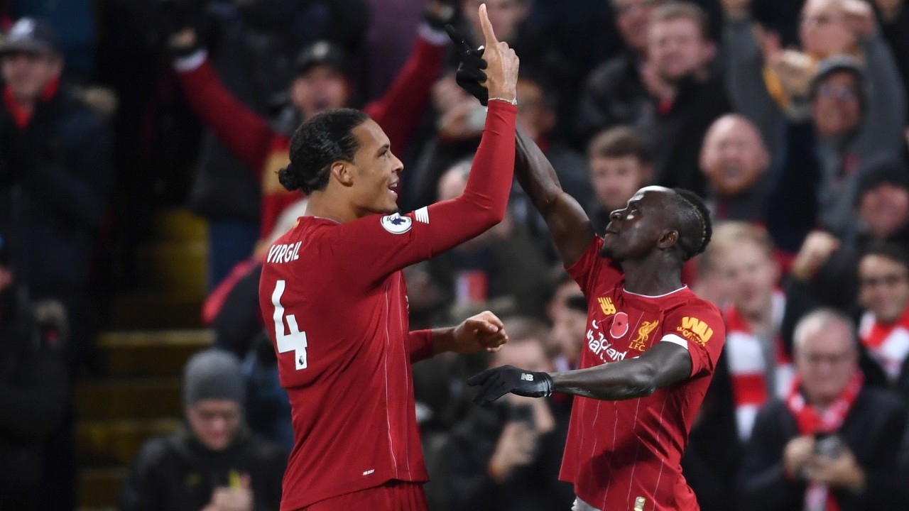 Image result for sadio mane virgil van dijk