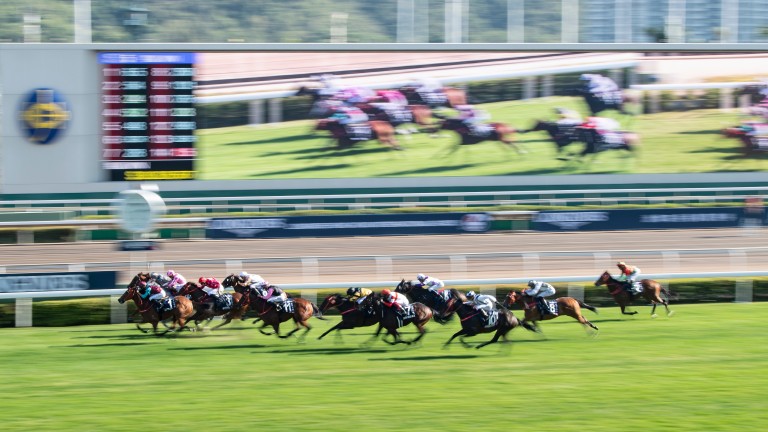 Beat The Clock wins the Hong Kong Sprint at Sha Tin