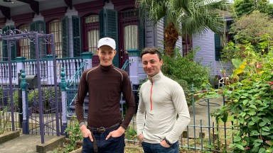 Old friends, young guns: Jack Gilligan (left) and Adam Beschizza