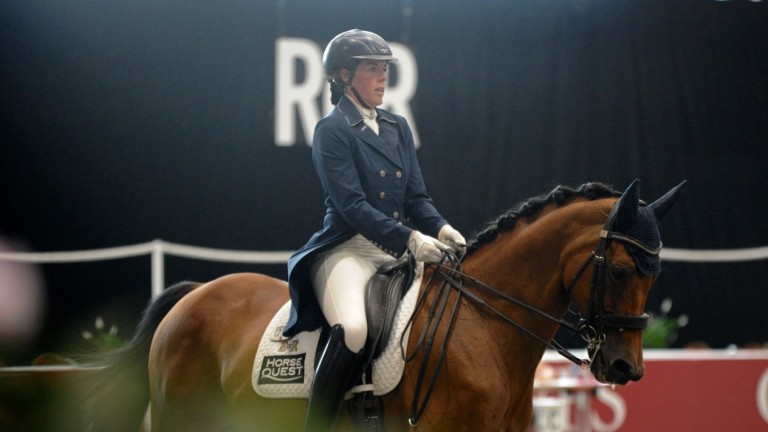 Quadrille and Louise Robson at the RoR National Championships at Aintree