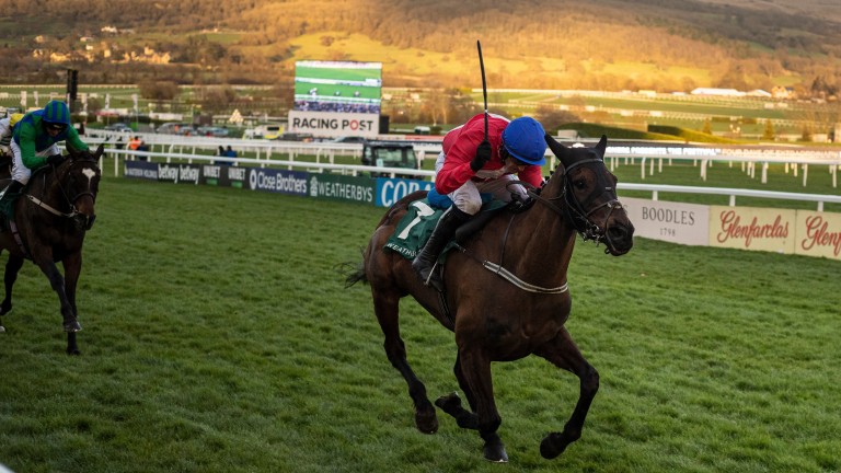 Ferny Hollow beats Appreciate It to win at the Cheltenham Festival in 2020. He makes his chase debut at Punchestown on Sunday