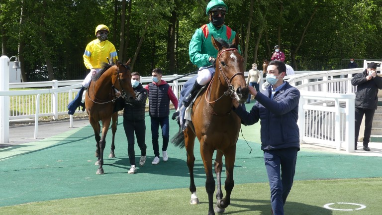 Simeen and Christophe Soumillon return after making it three wins out of three at Chantilly