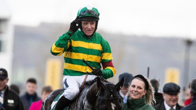 Barry Geraghty returns after his final Cheltenham Festival victory on Saint Roi in the County Hurdle in March