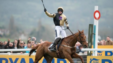 Yorkhill and Ruby Walsh win the JLT Novices' Chase at Cheltenham in 2017